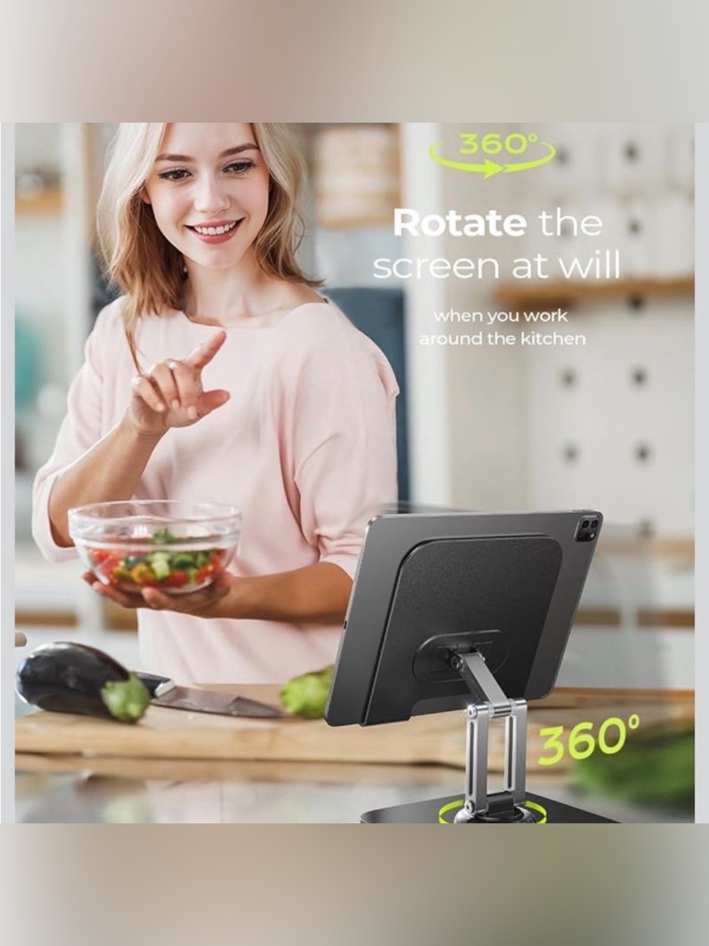 Tablet Stand - 360 degree Rotation.
$25 $30 - Picture 2 of 6